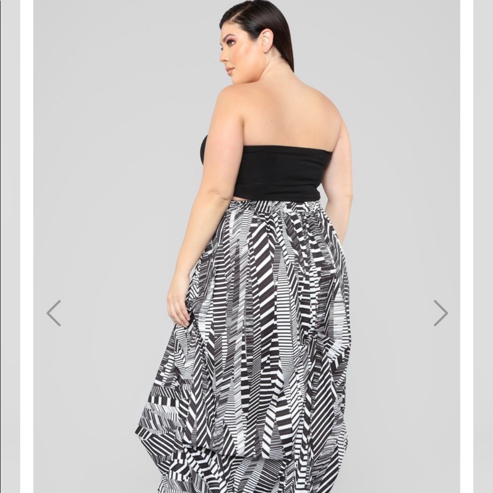 FN Abstract Maxi Skirt